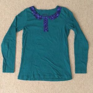 Crewcuts Girls’ Long-Sleeve Tee